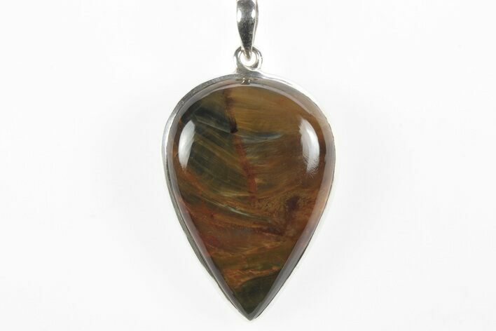 Chatoyant Pietersite Pendant (Necklace) - Sterling Silver #243969